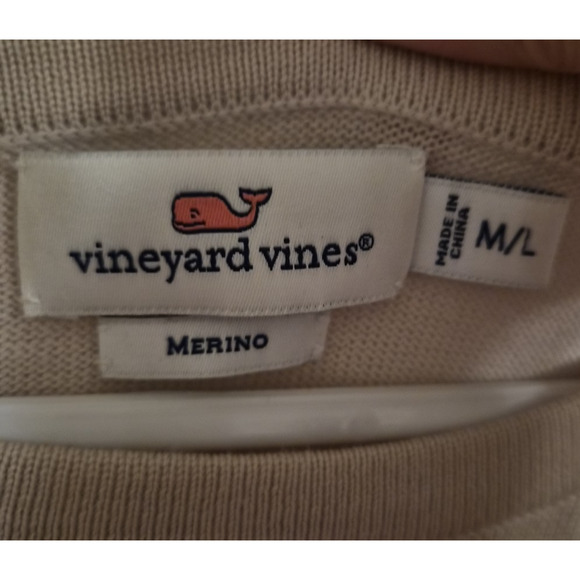 Vineyard Vines Merino Wool Fringe Poncho Cape Women's size M/L‎ - Picture 3 of 5